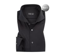 van Laack Meisterwerk Tailor Fit Jerseyhemd schwarz, Einfarbig