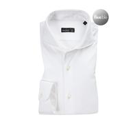 van Laack Hemd Herren Slim Fit Langarm Jersey weiß, 3XL