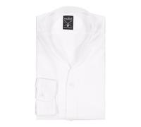 van Laack Hemd Herren Slim Fit Langarm V-Ausschnitt Baumwolle weiß, XXL