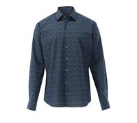 VAN LAACK - Hemd Slim Fit Druck - Größe S - blau