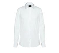 van Laack Hemd Herren Slim Fit Umschlagmanschetten Baumwolle weiß, 42