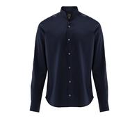 van Laack Perfect Look Slim Fit Hemd blau, Einfarbig