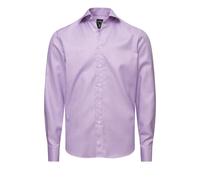 VAN LAACK - Hemd Tailor Fit Dessiniert - Größe 43 - violett