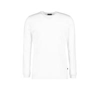 van Laack Longsleeve Herren Slim Fit Langarm Rundhals Baumwoll-Jersey Weiß, XL