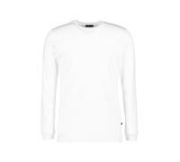 van Laack Longsleeve Herren Slim Fit Langarm Rundhals Baumwoll-Jersey Weiß, XXL