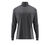 VAN LAACK - Longsleeves Polo Uni - Größe M - grau
