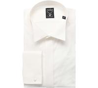 van Laack Smokinghemd Herren Slim Fit Umschlagmanschetten Baumwolle weiß, 41