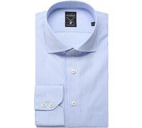 van Laack Meisterwerk Slim Fit Hemd blau, Gestreift
