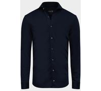 van Laack Meisterwerk Slim Fit Jerseyhemd navy, Einfarbig