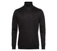 van Laack Meisterwerk Slim Fit Rollkragenshirt schwarz, Einfarbig