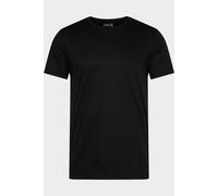 van Laack Meisterwerk Slim Fit T-Shirt Rundhals schwarz, Einfarbig