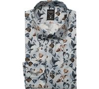 van Laack Meisterwerk Tailor Fit Hemd blau, Bedruckt