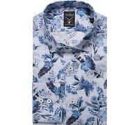 van Laack Meisterwerk Tailor Fit Hemd blau, Gemustert