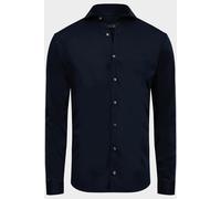 van Laack Meisterwerk Tailor Fit Jerseyhemd blau, Einfarbig