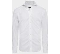 van Laack Meisterwerk Tailor Fit Jerseyhemd weiss, Einfarbig