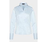 van Laack Modern Fit Bluse blau, Gestreift