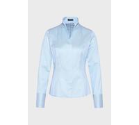 van Laack Slim Fit Bluse hellblau, Strukturiert