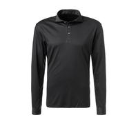 van Laack Polo-Shirt Herren Regular Fit Langarm Baumwoll-Jersey schwarz, XXL