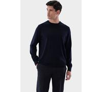 van Laack Regular Fit Pullover blau, Einfarbig