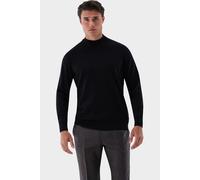 van Laack Regular Fit Pullover schwarz, Einfarbig