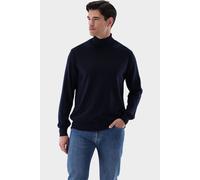 van Laack Regular Fit Rollkragenpullover blau, Einfarbig