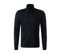 van Laack Rollkragenshirt Herren Slim Fit,Regular Fit Langarm Baumwolle blau, L