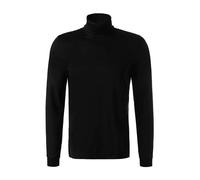 van Laack Rollkragenshirt Herren Slim Fit,Regular Fit Langarm Baumwolle schwarz, 3XL