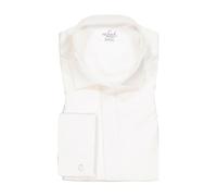 van Laack Smokinghemd Herren Slim Fit Umschlagmanschetten Baumwolle weiß, 40