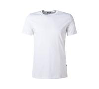 van Laack T-Shirt Herren Slim Fit Kurzarm Rundhals Baumwolle weiß, 3XL