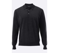 van Laack Tailor Fit Poloshirt grau, Strukturiert