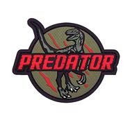 VAN OS Emblem 3D Rubber Patch Predator Abzeichen 8 x 9,5 cm Dinosaurier Dino rot