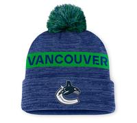 Bommelmütze FANATICS "Fanatics Mütze Vancouver Canucks Authentic ProRink Beanie Cuff", Damen, Gr. onesize, bunt (mehrfarbig), 100% Polyacryl, Mützen (10857566-0) mehrfarbig