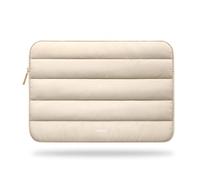 Vandel Puffy 15-16 Zoll Cute Beige Laptop Hülle für Damen MacBook Pro 16 Zoll Hülle, Computerhülle 15.6 Zoll HP Tragetasche Laptoptasche Asus/Dell XPS/HP Laptoptasche 15.6 Zoll,Lenovo Laptop-Abdeckung