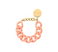 Vanessa Baroni Armband Flat Chain, peach, vergoldet