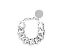 Vanessa Baroni Armband Flat Chain, silver, versilbert