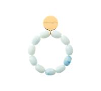 Vanessa Baroni Armband Olive Flex, cloud marble, vergoldet