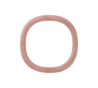 Vanessa Baroni Armreif Soft Edge, blush marble