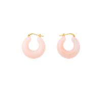 Vanessa Baroni Creolen Circlet, peach sorbet, vergoldet