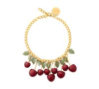 Vanessa Baroni Kette Cherry, vergoldet