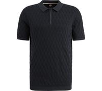 Vanguard Knitted Polo Half-Zip Navy - Größe L Dunkelblau L