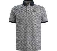 Vanguard Knitted Polo Jacquard Druck Navy - Größe M Dunkelblau M