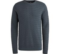 Vanguard Knitted Struktur Pullover Blau - Größe XL Blau XL