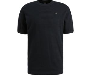 Vanguard Knitted T-Shirt Navy - Größe S Dunkelblau S