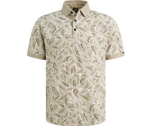Vanguard Poloshirt Piqué Print Beige - Größe L Khaki L