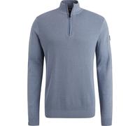 Vanguard Pullover halber Reißverschluss strukturiert Blau - Größe S Blau S