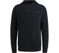 Vanguard Pullover halber Reißverschluss strukturiert Rib Navy - Größe M Dunkelblau M
