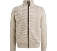 Vanguard Strickjacke Structure Wool Blend Beige - Größe M Beige M