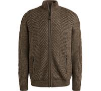 Vanguard Strickjacke Structure Wool Blend Braun - Größe M Braun M
