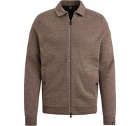 Vanguard Strickjacke Wool Blend Braun - Größe XL Taupe XL