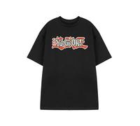 Vanilla Underground Yu-Gi-Oh! Schwarzes Kurzarm-T-Shirt für Herren | Logo-Grafik-T-Shirt für Erwachsene | Yu Gi Oh Merchandise